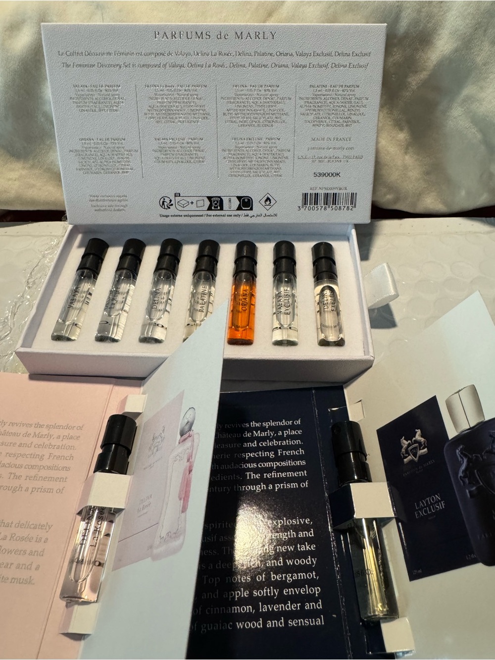 Parfums de Marly Women's Fragrance Discovery Set - Clear and Amber Vials